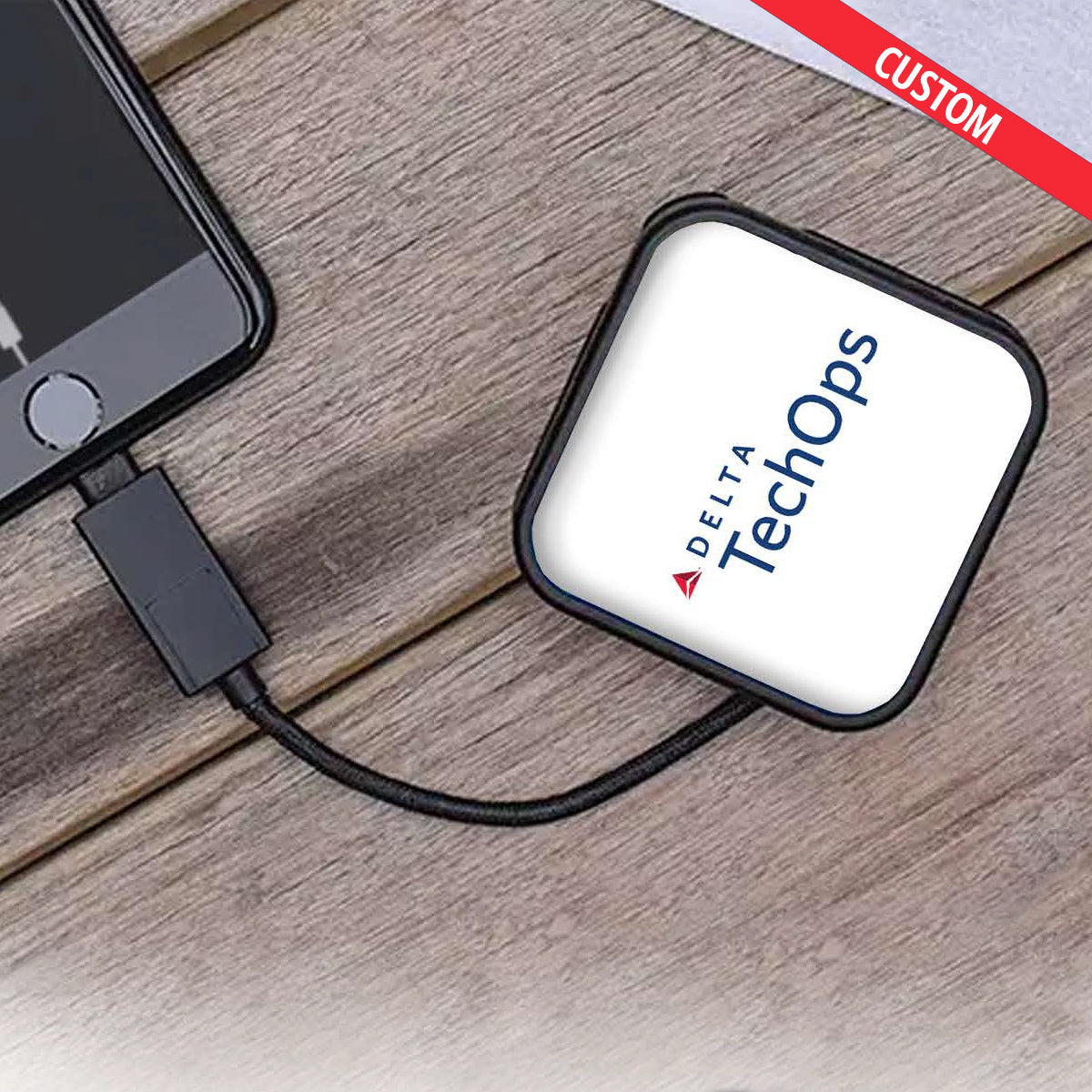 Cord + 1800mAh Power Bank