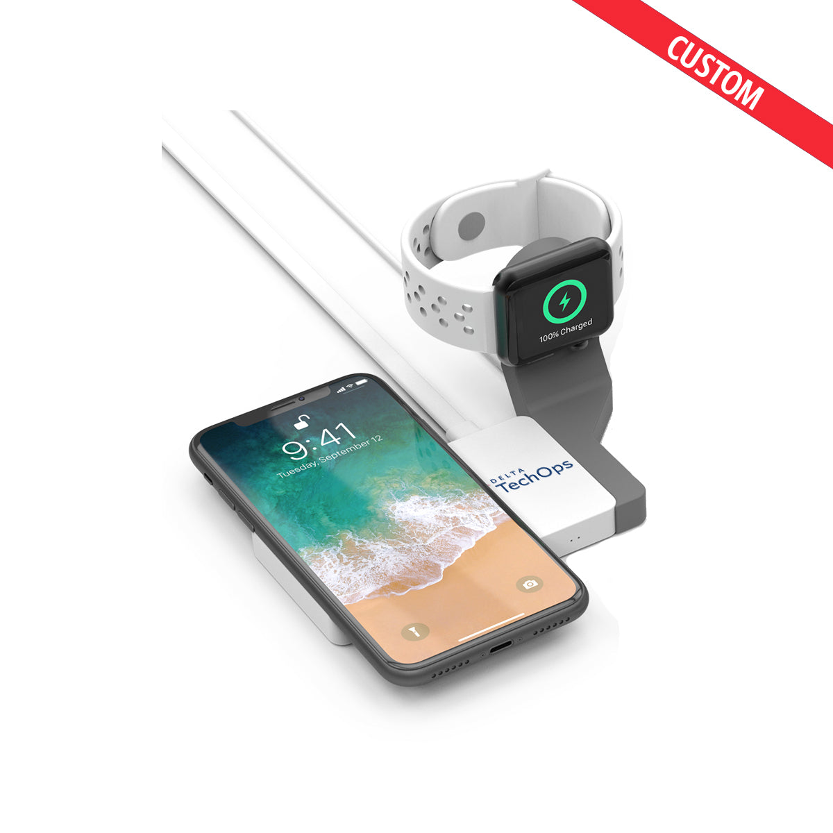 Desktop Wireless Charger & Watch Charger Dock