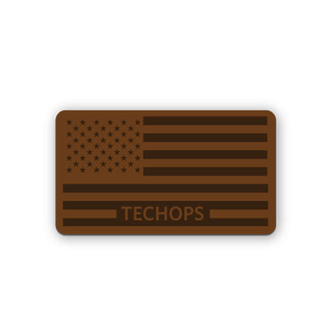 DTO Leather Flag Patch
