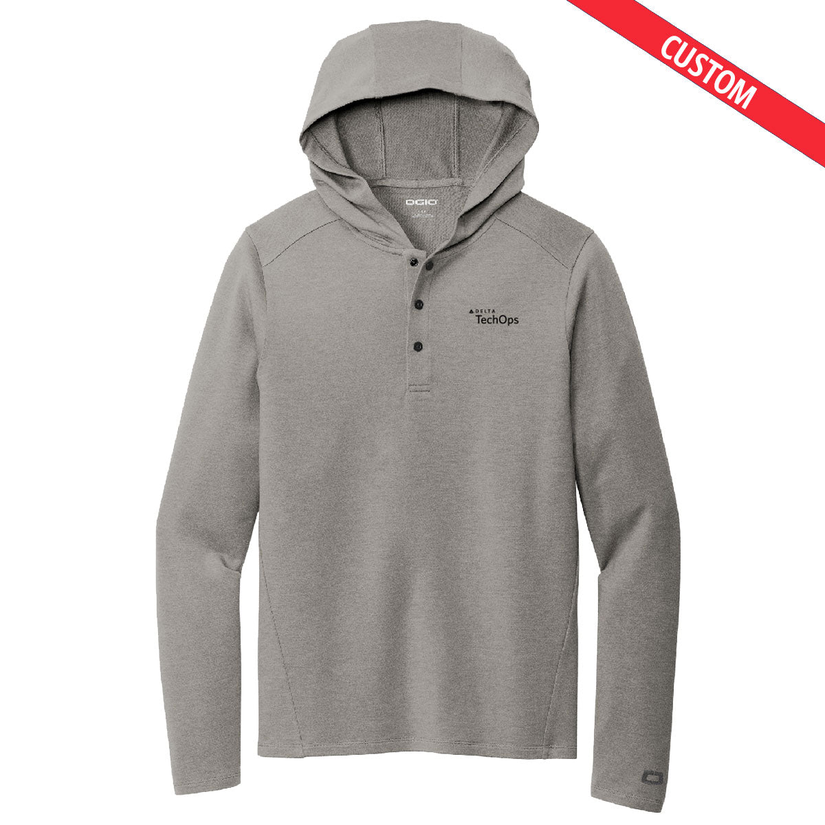 OGIO Luuma Flex Hooded Henley