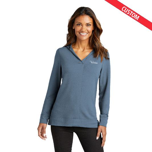 Port Authority Ladies Microterry Pullover Hoodie